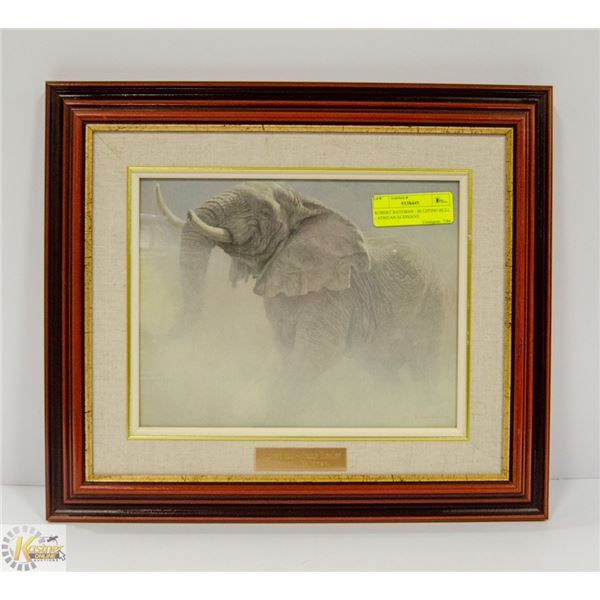 ROBERT BATEMAN - BLUFFING BULL - AFRICAN ELEPHANT