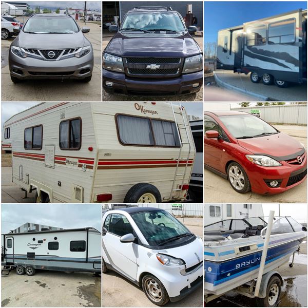 FEATURED VEHICLES, BOAT, HOLIDAY TRAILERS