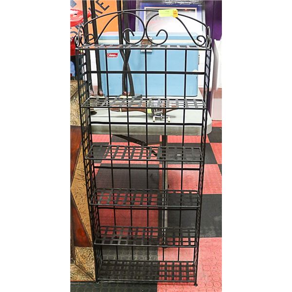 IRON SHELVING UNIT