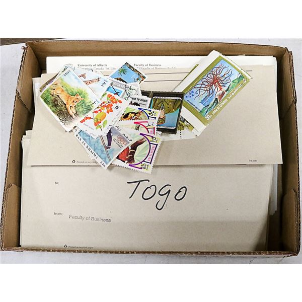 ESTATE BOX OLD STAMPS IN 35 UOFA FACULTY BUSINESS