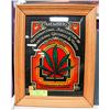 Image 1 : ORIG 1960'S FRAMED GLASS MARIJUANA GROWERS SIGN