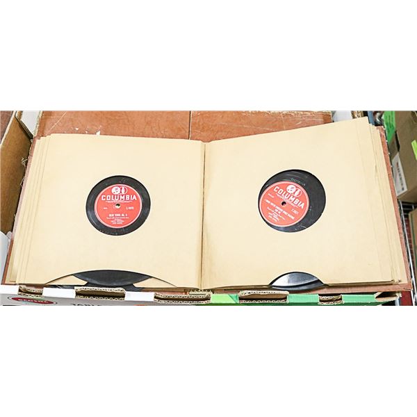 34 78 RPM 10" SHELLAC 50'S ROCK & BLUES RECORDS