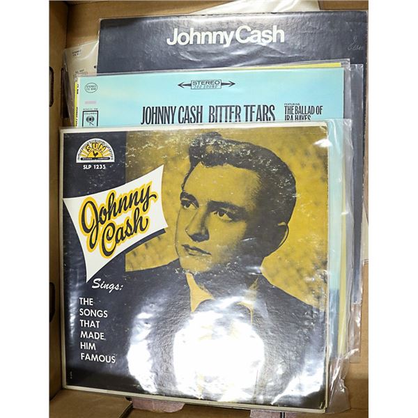 5 JOHNNY CASH LPS INCLUDING SUN LABEL