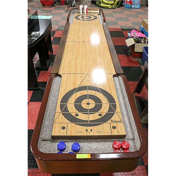BOB WOOD SHUFFLE BOARD TABLE ALL COMPLETE