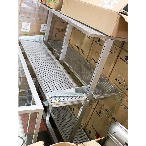 METAL DISPLAY SHELF