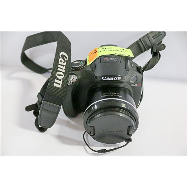 CANON SX40 DIGITAL CAMERA AND CASE
