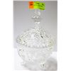 Image 1 : LIDDED CRYSTAL CANDY DISH