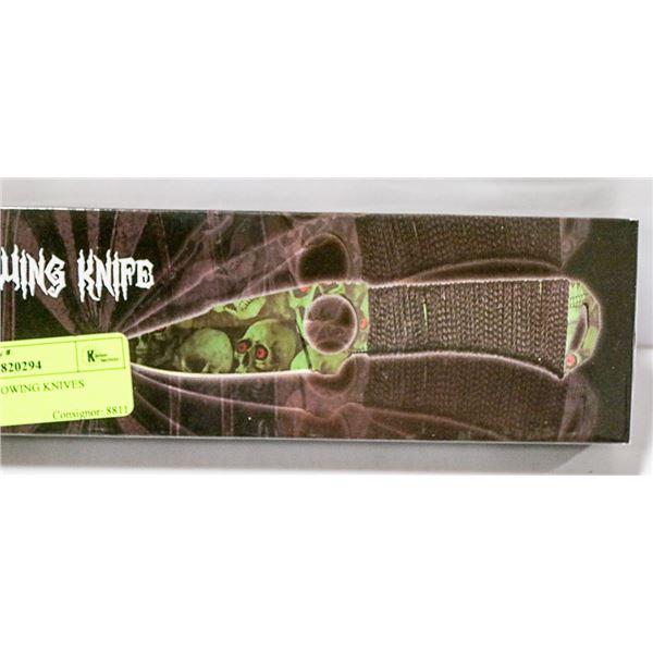 SET OF 8" THROWING KNIVES