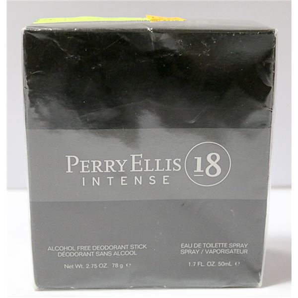 PERRY ELLIS 18 INTENSE EUA DE TOILETTE SPRAY.