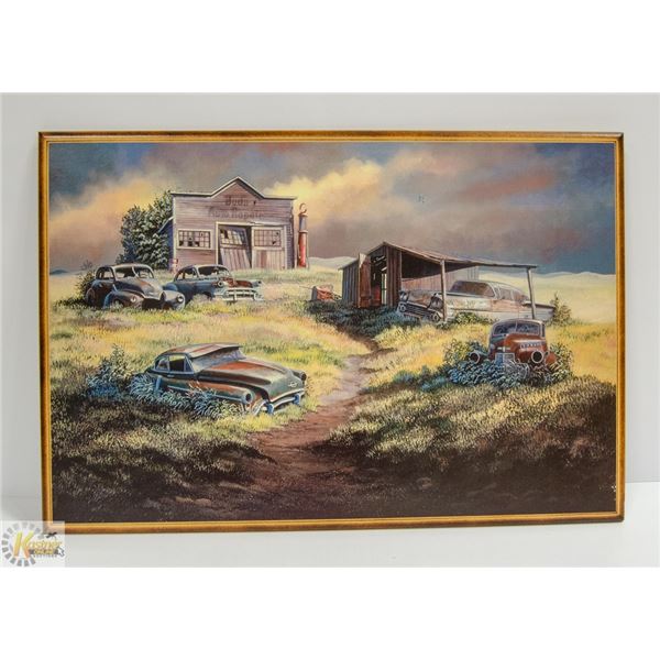 BUD'S AUTO REPAIR (WOODEN PICTURE)