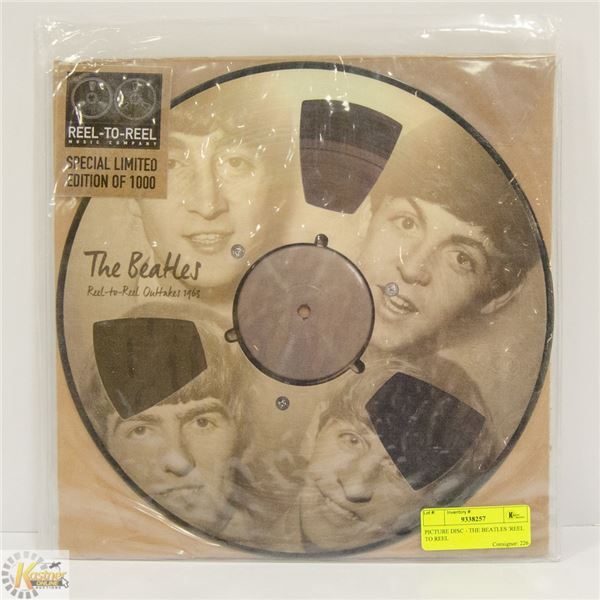 PICTURE DISC - THE BEATLES 'REEL TO REEL