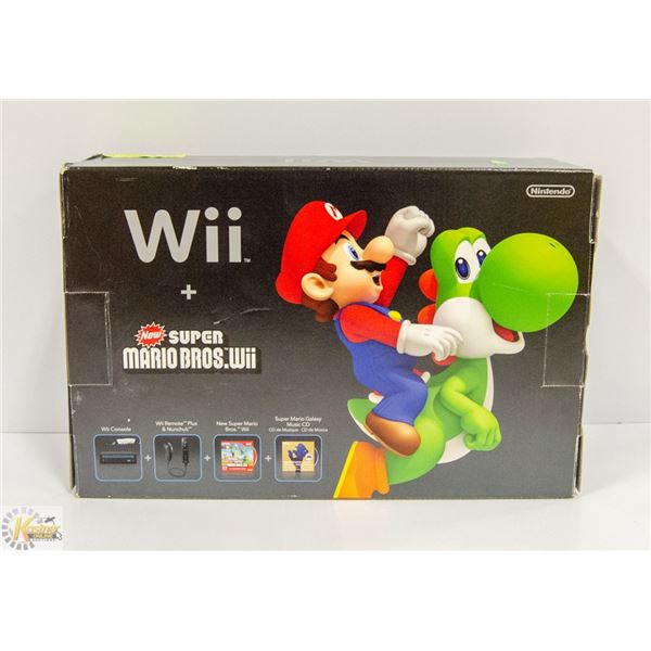 WHITE WII MOD NVL001 /W SUPER MARIO