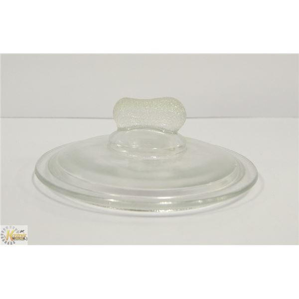 ANTIQUE PLANTERS PEANUT GLASS LID. NO
