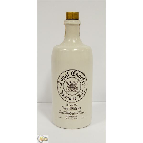 HUDSONS BAY ROYAL CHARTER WHISKEY DECANTER