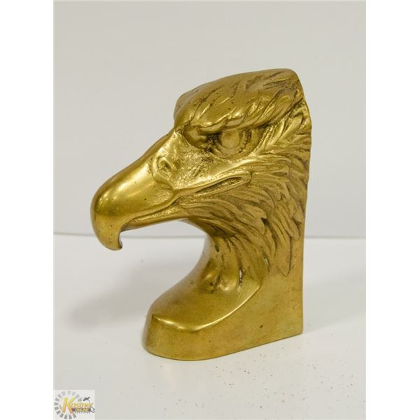 VINTAGE BRASS EAGLE HEAD