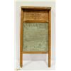 Image 1 : ANTIQUE OAK GLASS FRONT WASHBOARD