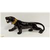 Image 1 : MID CENTURY 18" PANTHER /W RHINESTONE EYES. JAPAN
