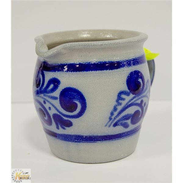 ANTIQUE SALT GLAZED PITCHER. ESTATE