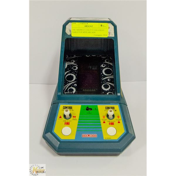 1981 MIDWAY COLECO GALAXIAN TABLETOP MINI ARCADE