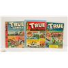 Image 1 : 3 10 CENT TRUE PICTURE COMICS #33,36,53