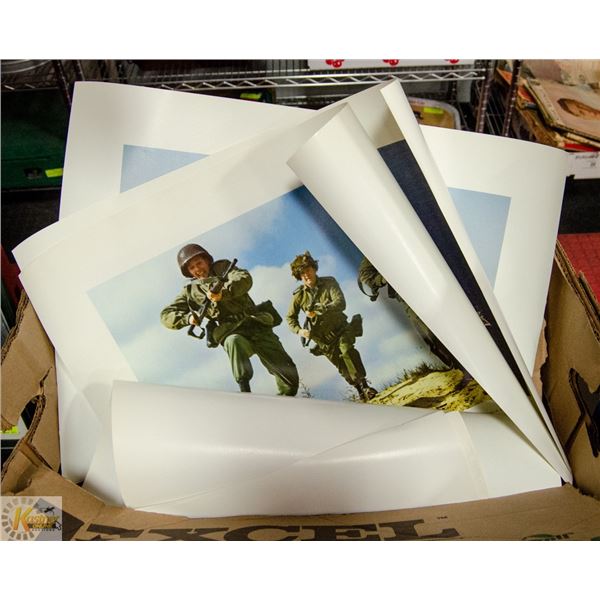 6 VINTAGE DND CANADIAN ARMED FORCES COLOR