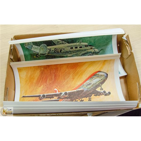 SET OF 12 VINTAGE CP LITHOGRAPHS