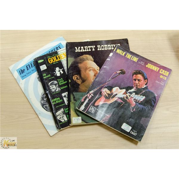 FOUR 1970 ROCK / GUITAR SONGBOOKS