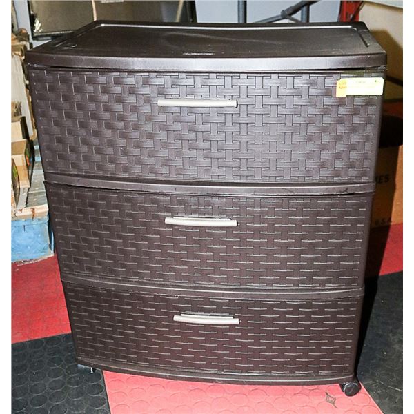 3 DRAWER STERLITE CABINET