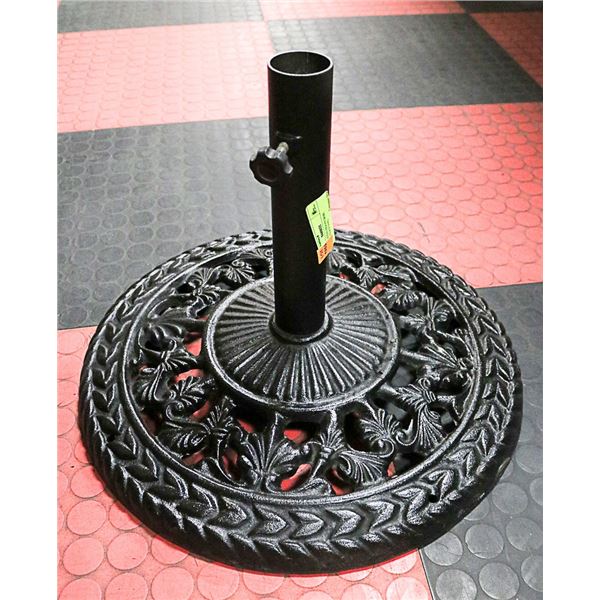 HEAVY IRON UMBRELLA STAND