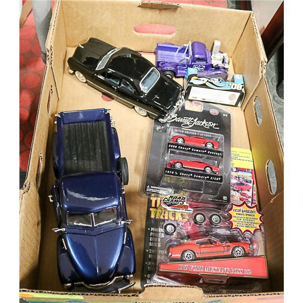 FLAT LOT OF DIECAST VEHICLES