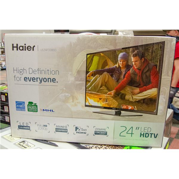HAIER 24" INCH HIGH DEFINITION TELEVISION