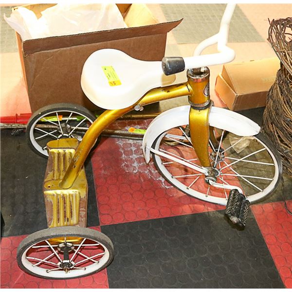 ANTIQUE SIMPSONS METAL TRICYCLE