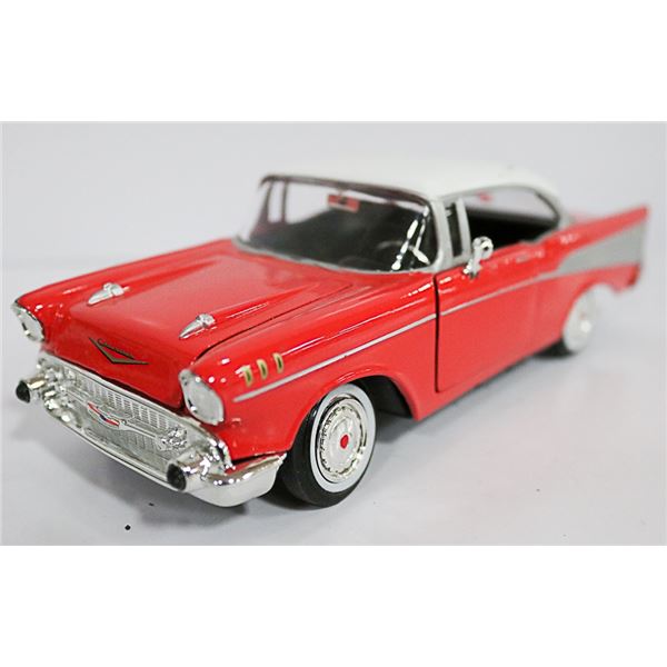 DIE CAST VEHICLE - 1967 CHEVY BELAIR (RED &