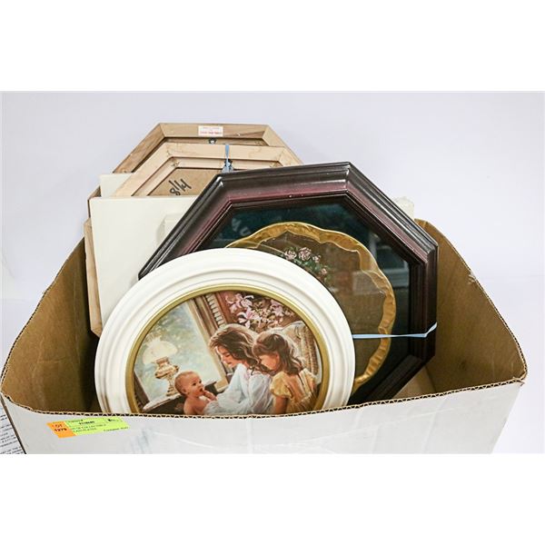BOX LOT OF COLLECTIBLE PORCELAIN PLATES