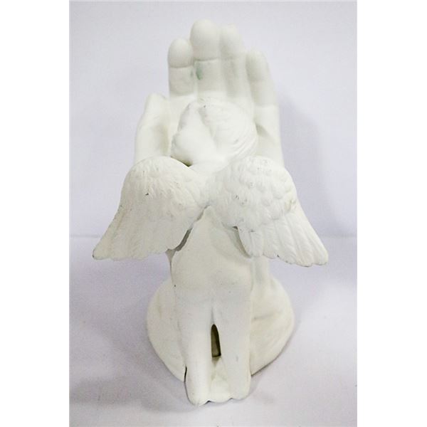 SHOWHOME /GARDEN DECOR,ANGEL IN PALM OF HAND