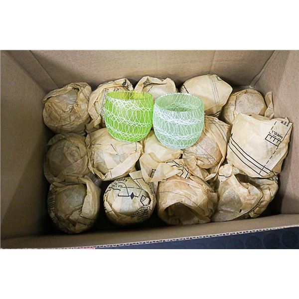 GLASSES FROM THE 50's (NO CRACKS OR CHIPS)