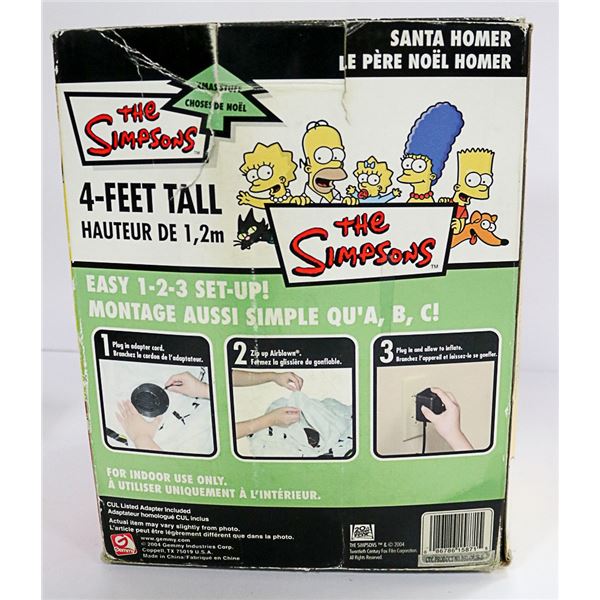 4 FT TALL HOMER INFLATABLE AIRBLOWN