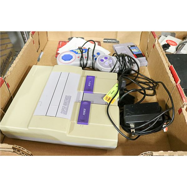 SUPER NINTENDO SYSTEM, GAME CONTROLLERS, GAME