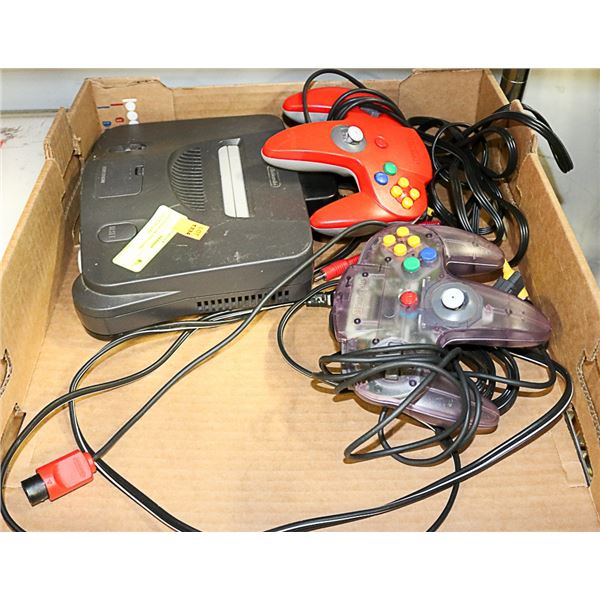 NINTENDO 64 AND GAME CONTROLLERS