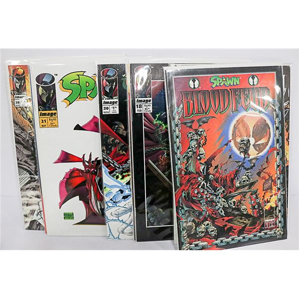 SPAWN COMICS FROM THE 1990'S
