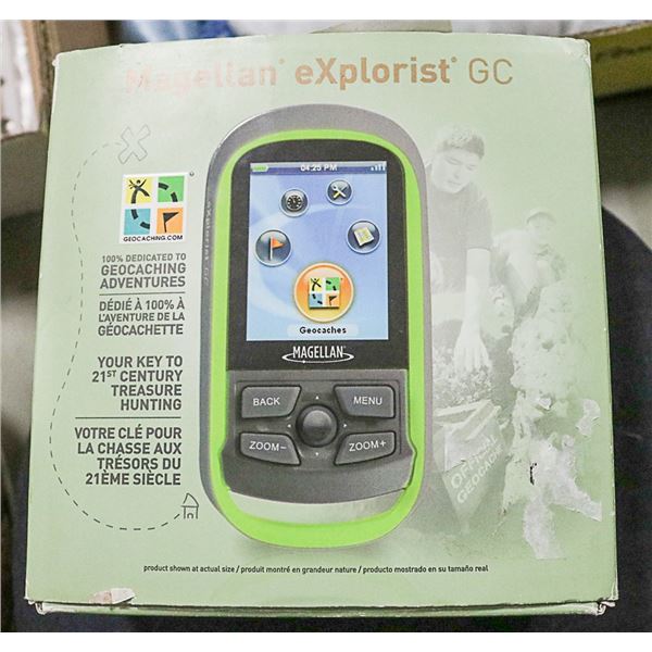 MAGELLAN EXPLORIST GPS GEOCACHING RECEIVER IN BOX