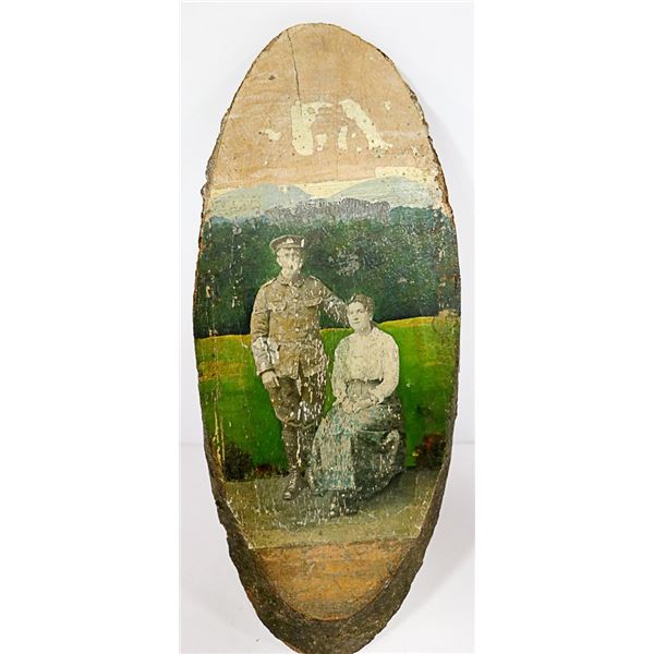 VINTAGE PICTURE / PORTRAIT ON WOOD