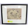Image 1 : FRAMED DISNEY ORIGINAL STORY SKETCH FROM