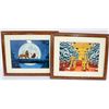 Image 1 : PAIR OF PROFESSIONALY FRAMED LION KING