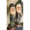 Image 1 : PAIR OF LARGE VINTAGE LAUREL AND HARDY FIGURINES