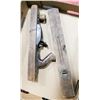 Image 1 : BOX / W ANTIQUE WOODEN PLANE & #104 LEVEL