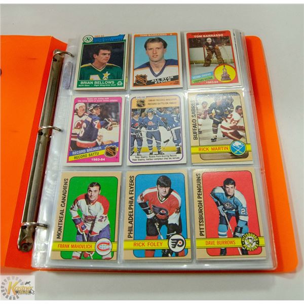 2 BINDERS OF HOCKEY CARDS