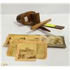 Image 1 : ANTIQUE STEREOSCOPE WITH 6 CARDS
