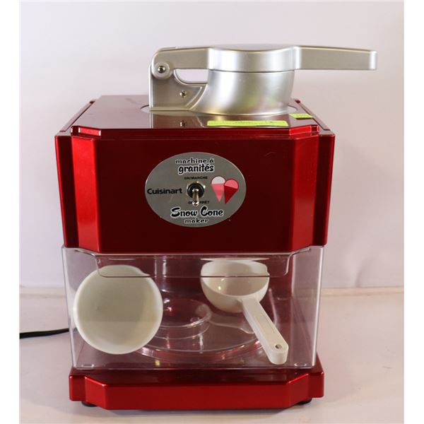 CUISINART SNOW CONE MAKER