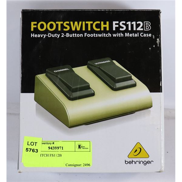 FOOTSWITCH FS112B